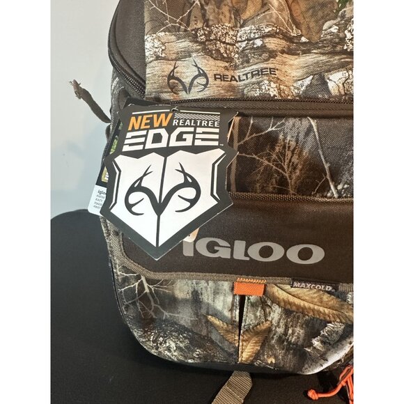 NWT Igloo Realtree Edge 32 Can, Cooler Bag, Gizmo Backpack, Realtree Camo - Picture 7 of 14